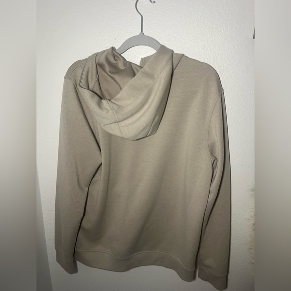 Men’s 90 Degree By Reflex Tan Zip Up Sweater with Hood - Picture 3 of 3